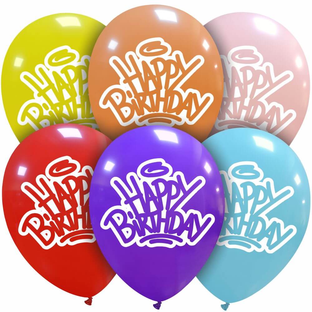 round balloon | CATTEX | 12'' | happy birthday