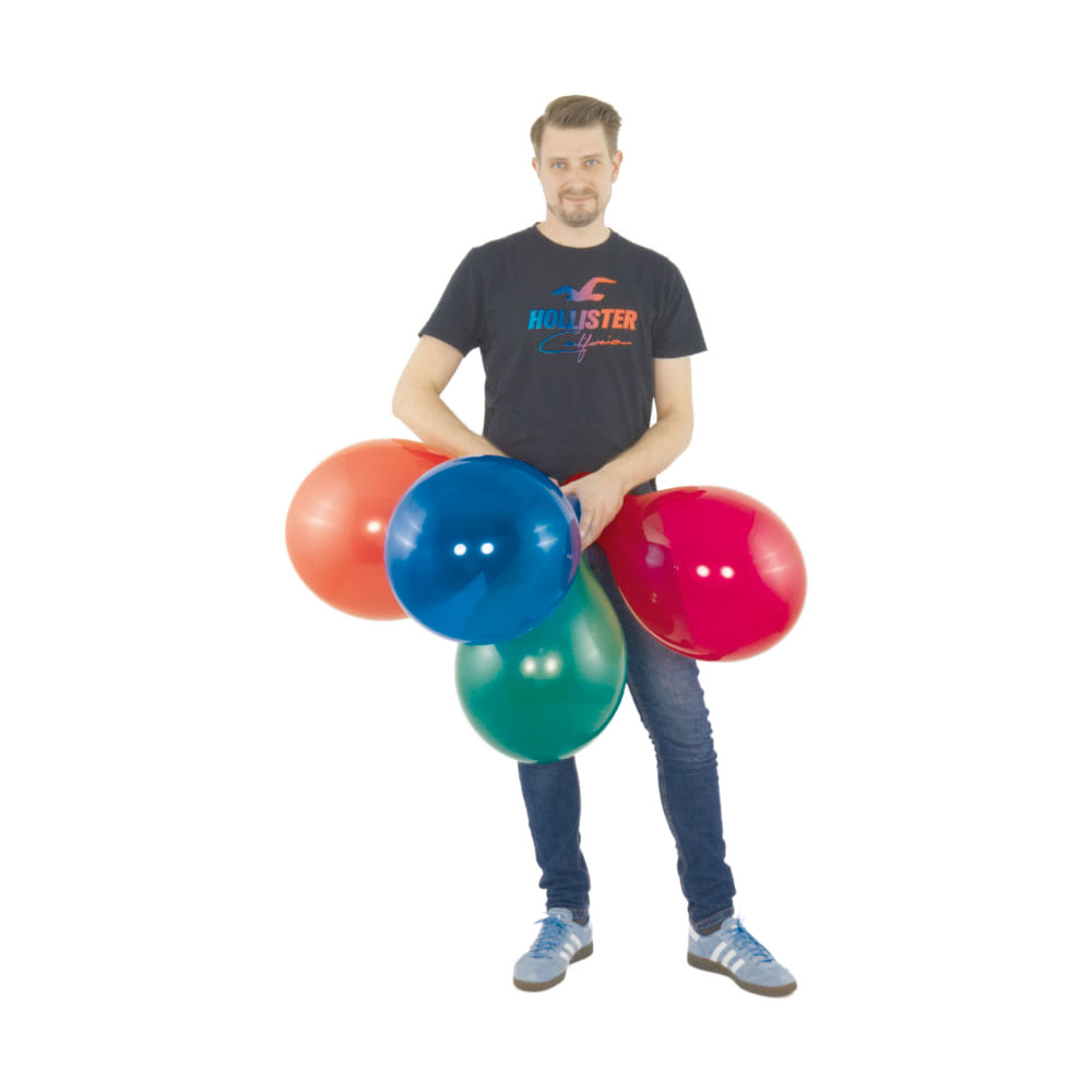 Custom Printing on Round Balloons up to 19'' (48cm Diameter)